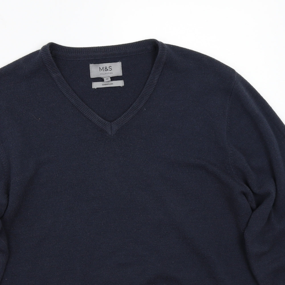 Marks and Spencer Mens Blue   Pullover Jumper Size M