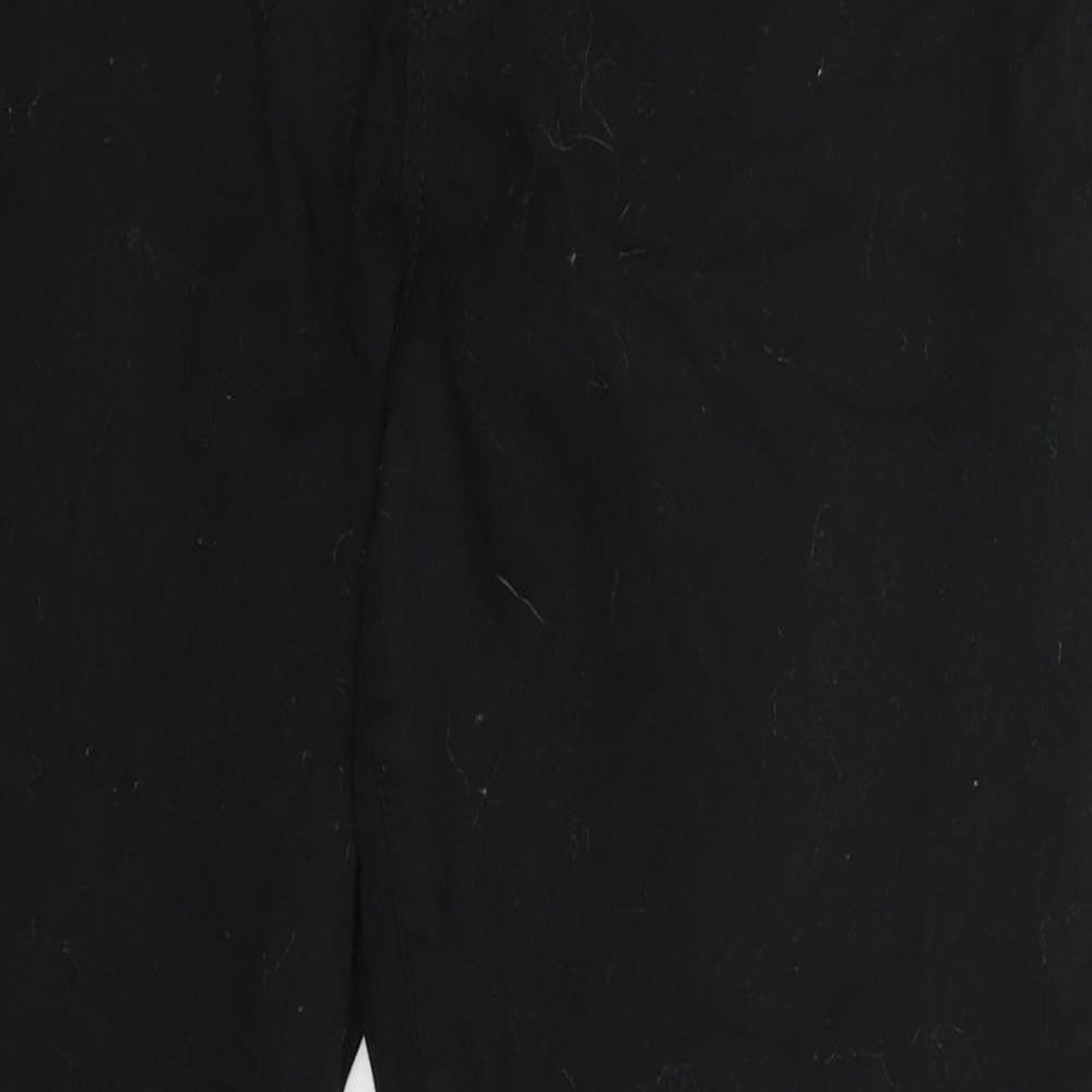 Denim & Co. Womens Black  Denim Jegging Jeans Size 16 L28 in
