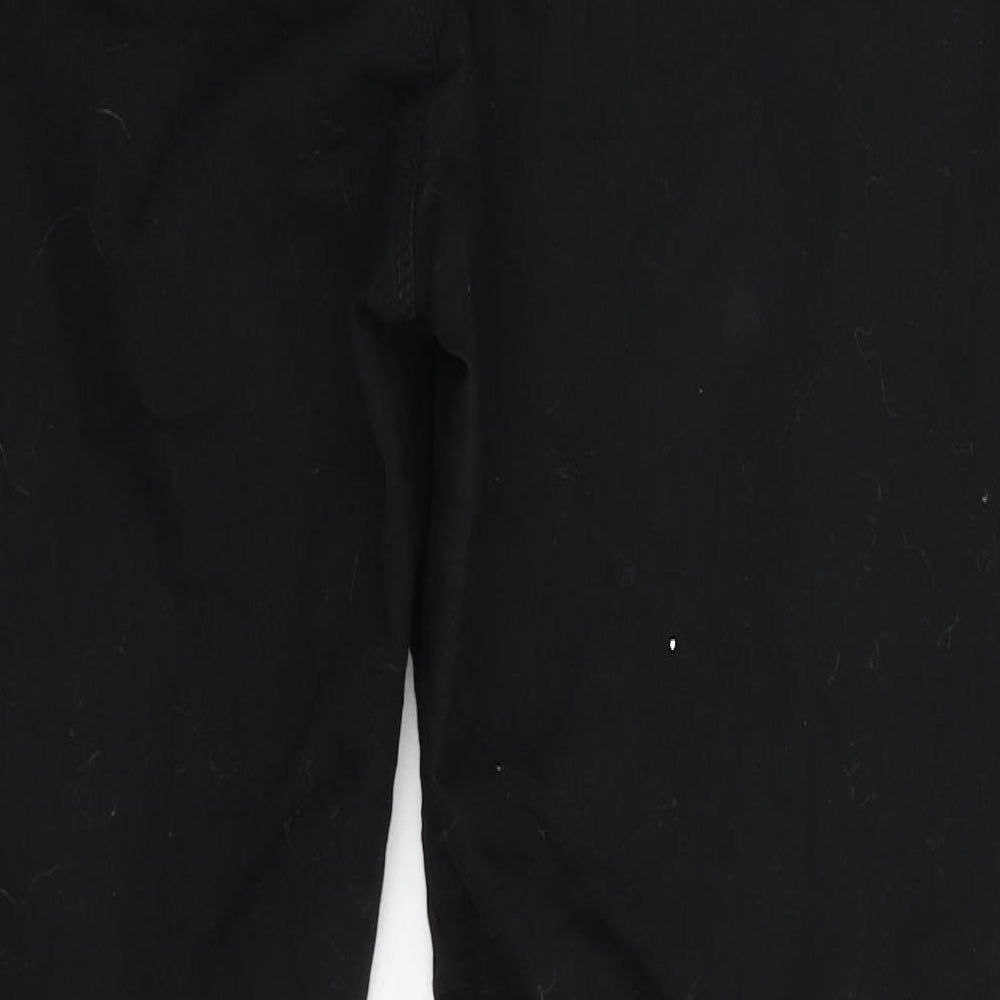 Denim & Co. Womens Black  Denim Jegging Jeans Size 16 L28 in
