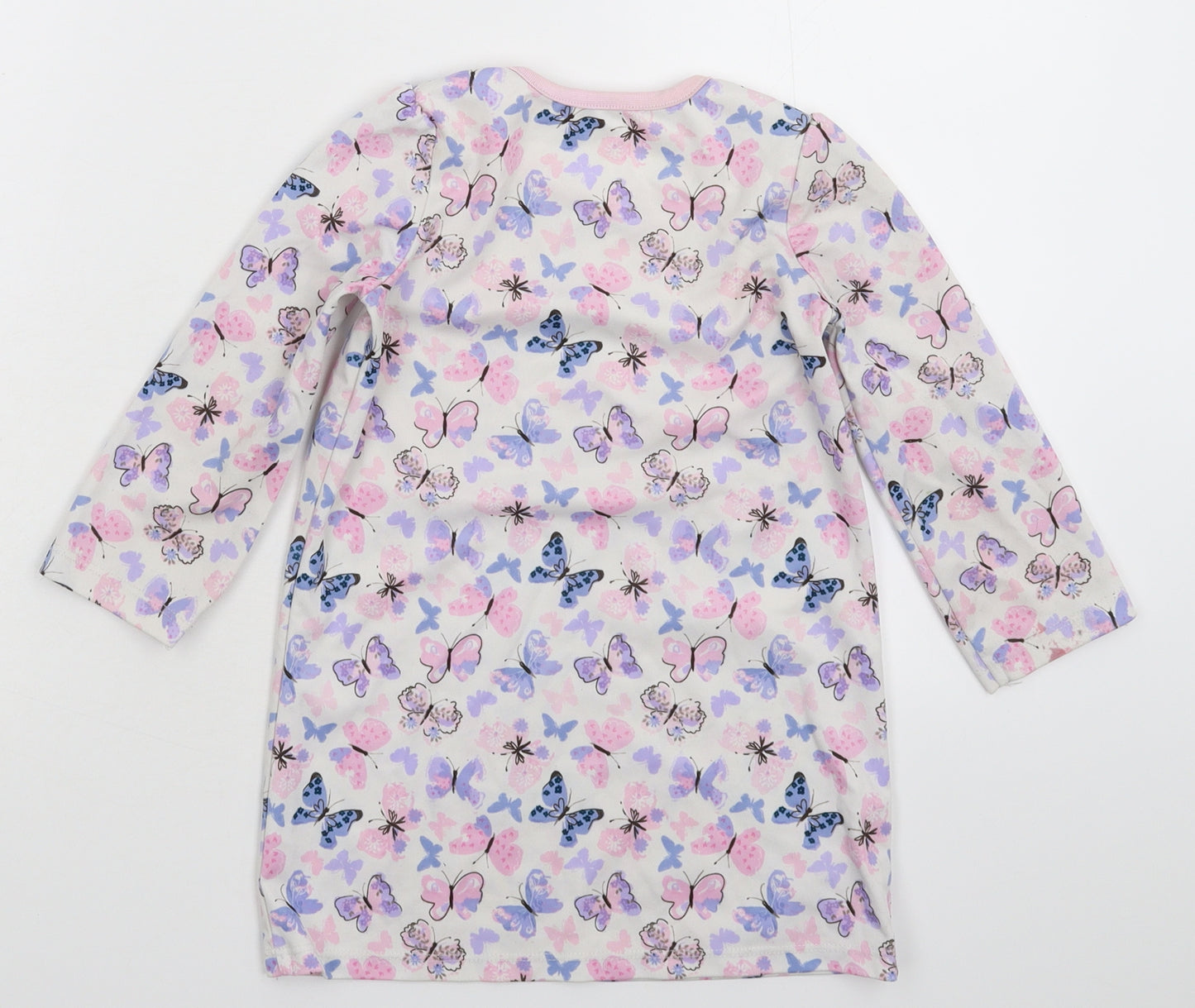 George Girls White   T-Shirt Dress  Size 2-3 Years