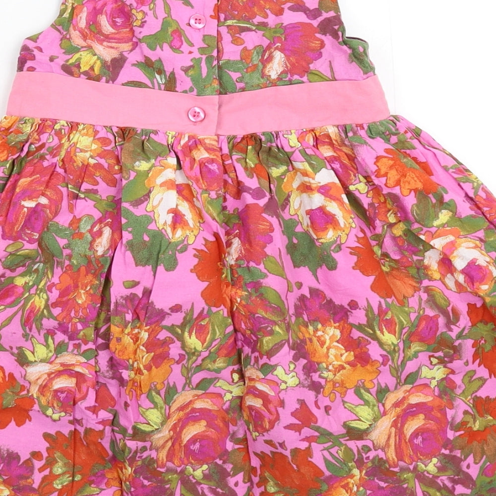 TU Girls Multicoloured Floral  Fit & Flare  Size 2-3 Years