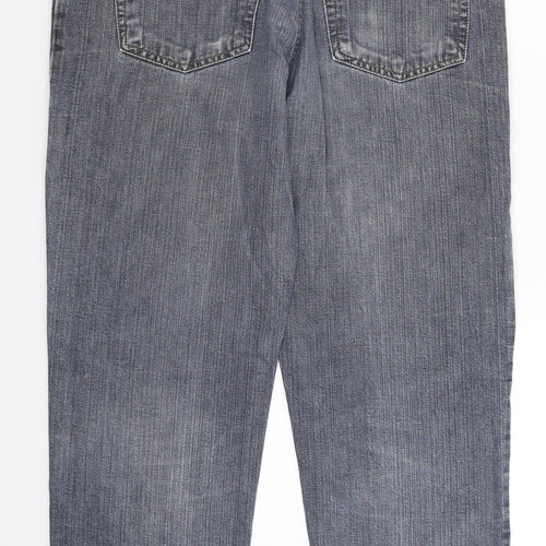 Debenhams Mens Blue  Denim Straight Jeans Size 36 L28 in