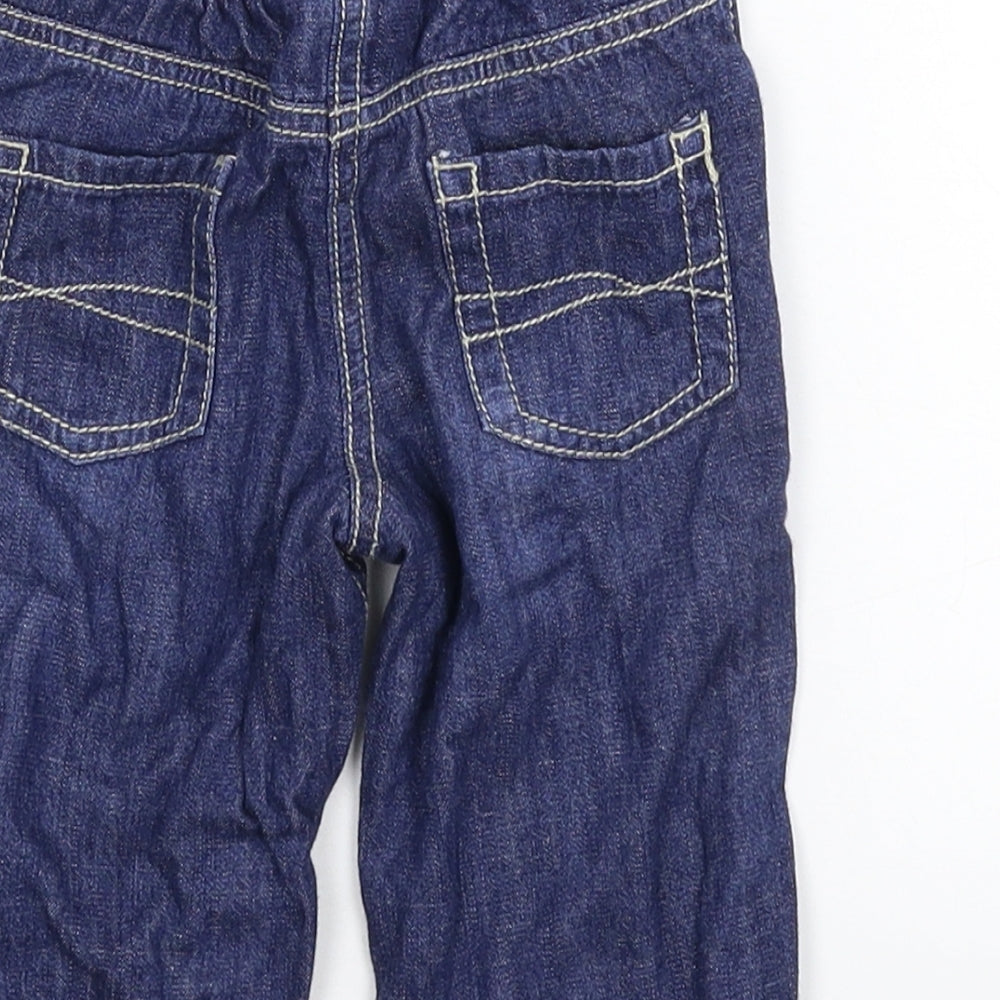 F&F Girls Blue   Jogger Jeans Size 6-9 Months