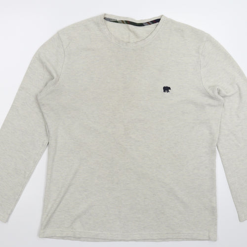 F&F Mens Grey   Pullover Jumper Size L