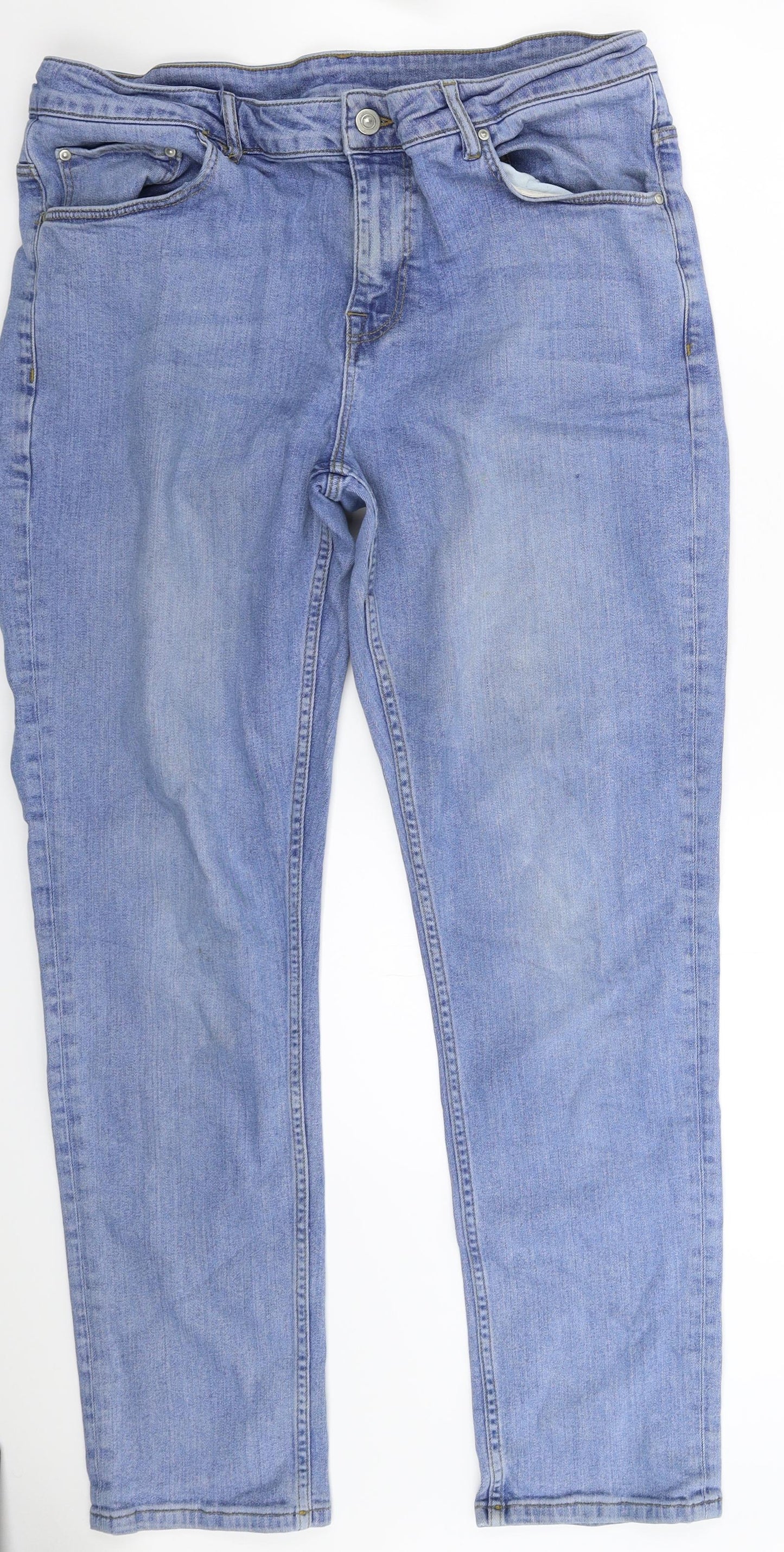 ASOS Mens Blue  Denim Skinny Jeans Size 38 L32 in