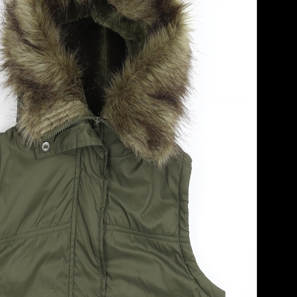 Young Dimension Girls Green   Gilet Jacket Size 13 Years
