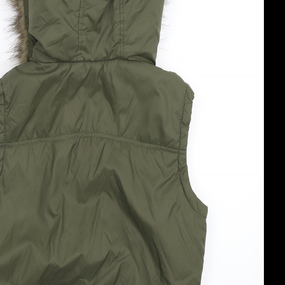 Young Dimension Girls Green   Gilet Jacket Size 13 Years