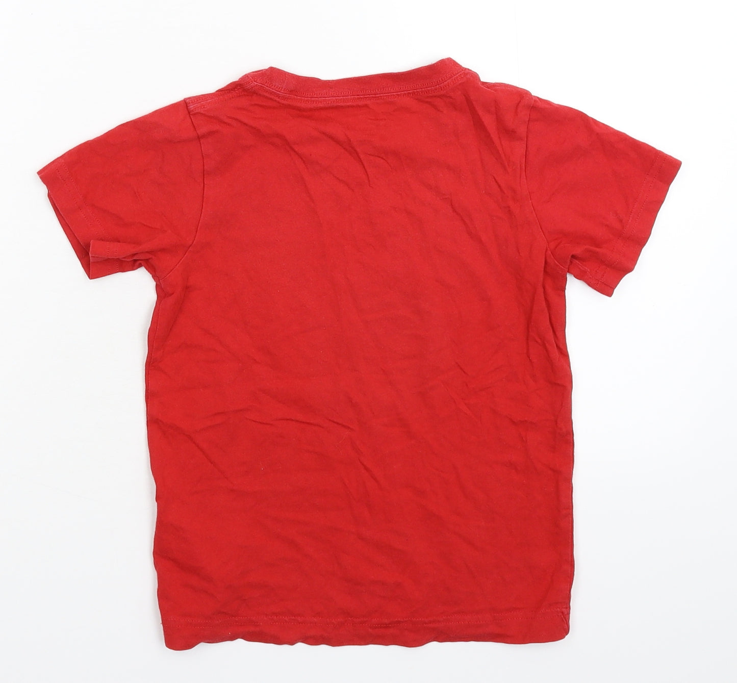 Nike Boys Red   Basic T-Shirt Size 5-6 Years