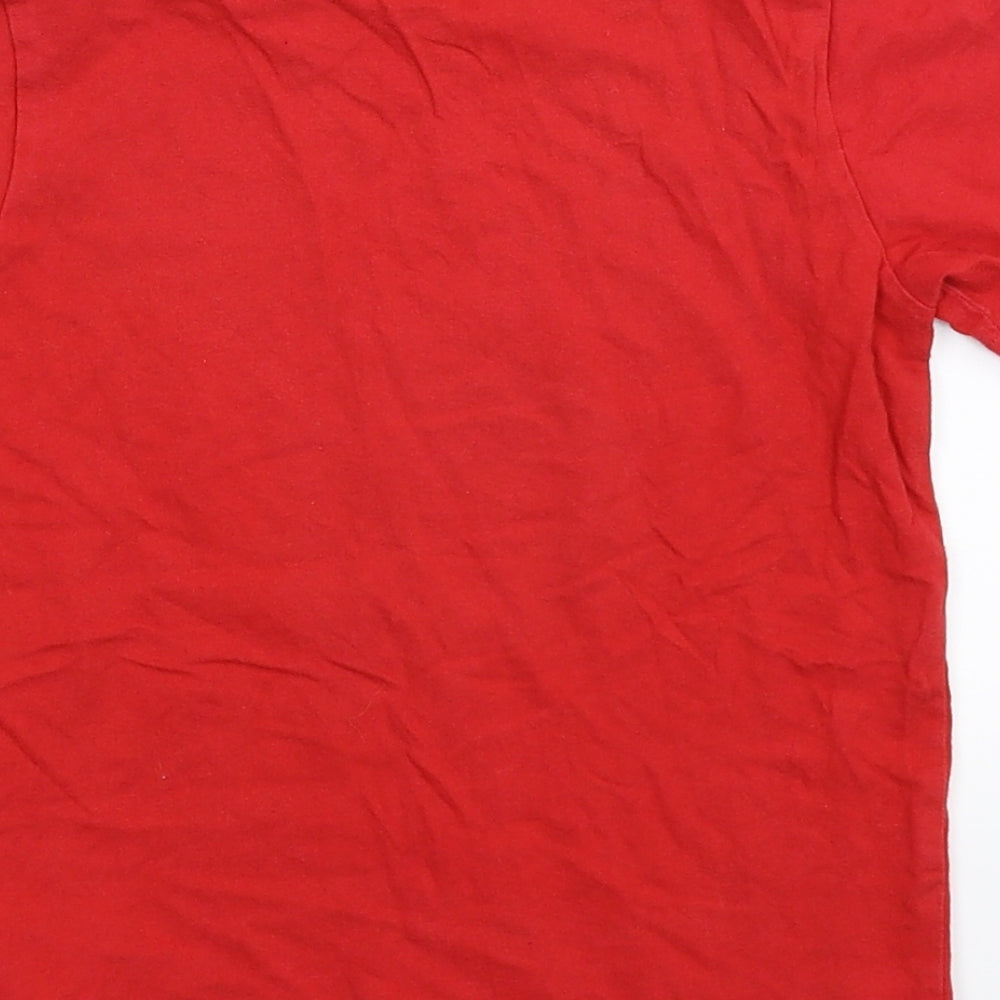 Nike Boys Red   Basic T-Shirt Size 5-6 Years