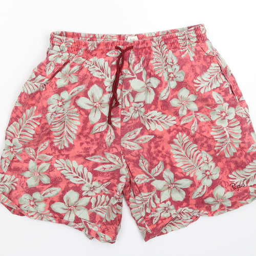 Pegasus Womens Multicoloured Floral  Bermuda Shorts Size L