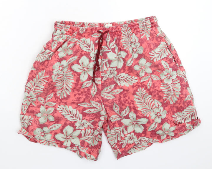 Pegasus Womens Multicoloured Floral  Bermuda Shorts Size L