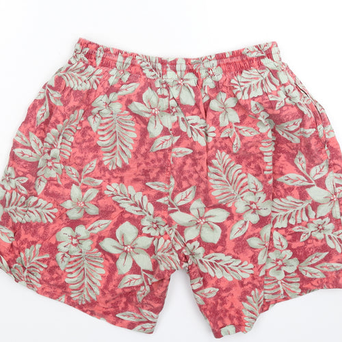 Pegasus Womens Multicoloured Floral  Bermuda Shorts Size L
