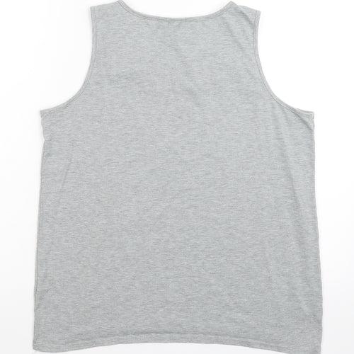 B.You Womens Grey   Tunic Tank Size 14