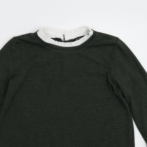 Dorothy Perkins Womens Green  Knit Pullover Jumper Size 8
