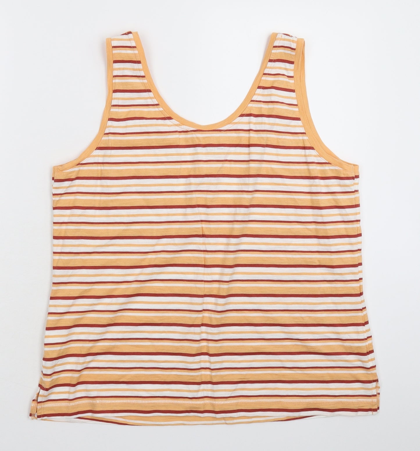 NEXT Womens Multicoloured Striped  Basic Tank Size 14