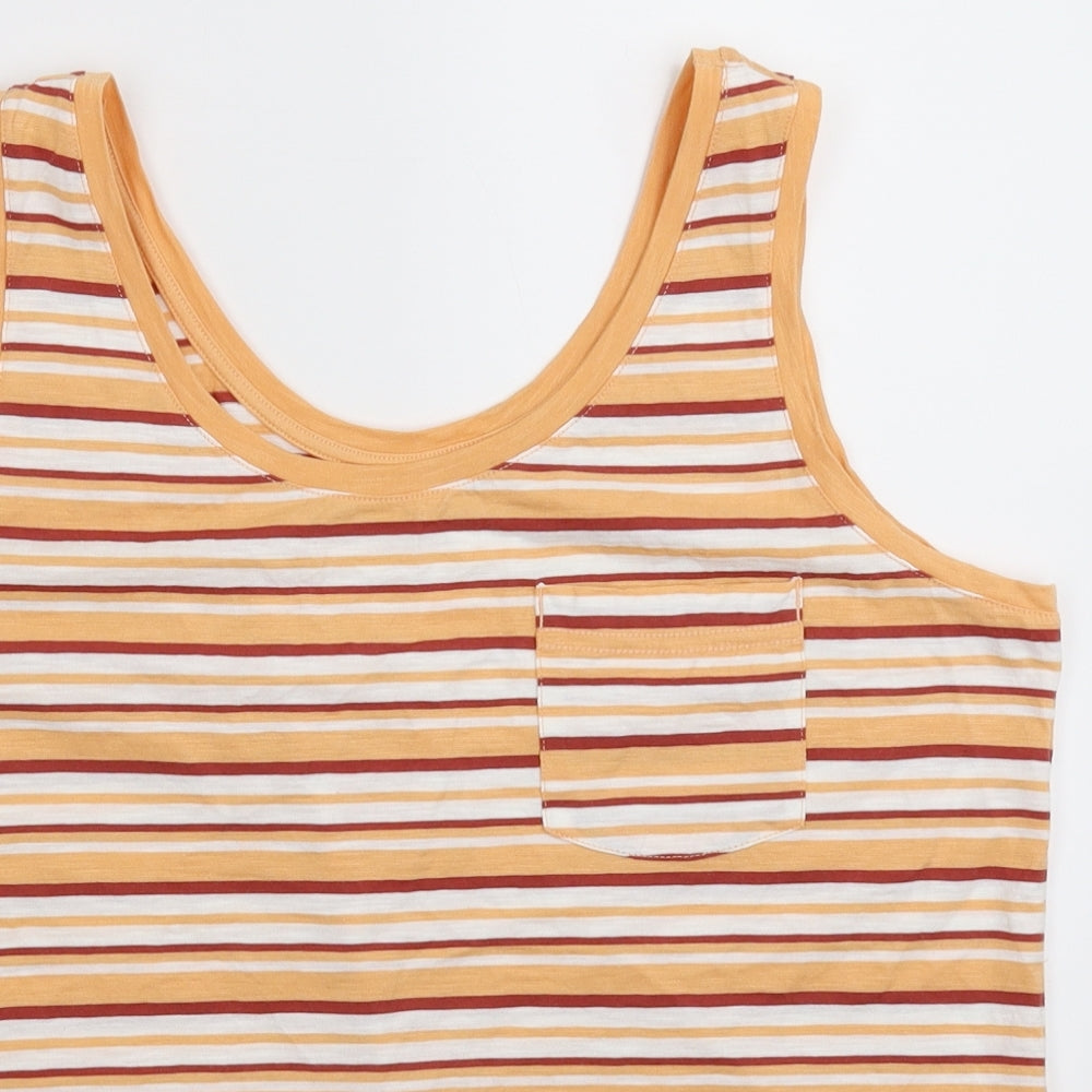 NEXT Womens Multicoloured Striped  Basic Tank Size 14