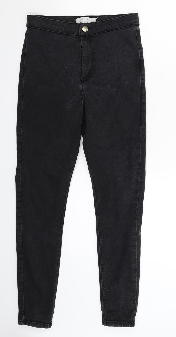 Topshop Womens Black Denim Jegging Jeans Size 28 in L26 in