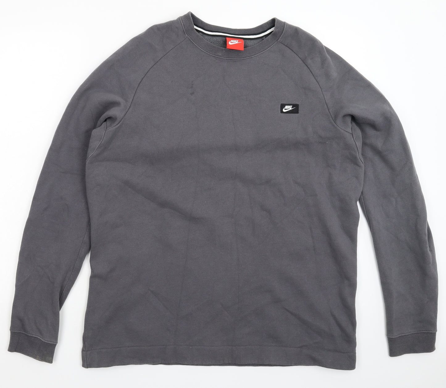 Nike Mens Grey   Pullover Sweatshirt Size L