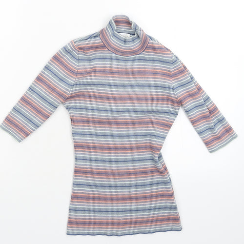Apricot Womens Multicoloured Striped Knit Pullover Jumper Size 10