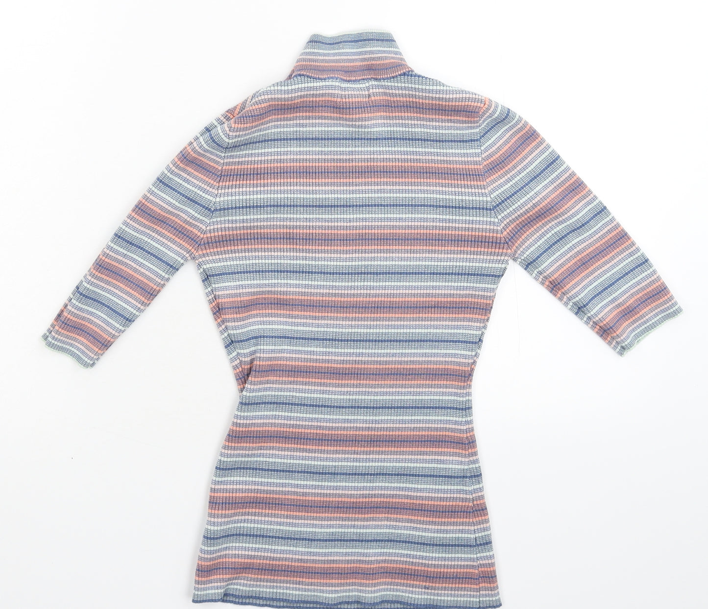 Apricot Womens Multicoloured Striped Knit Pullover Jumper Size 10