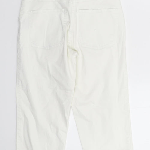 Crew Womens White   Cropped Trousers Size 26 in L20 in
