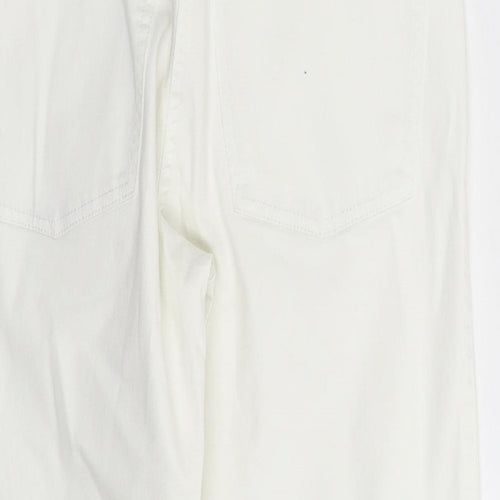 Crew Womens White   Cropped Trousers Size 26 in L20 in