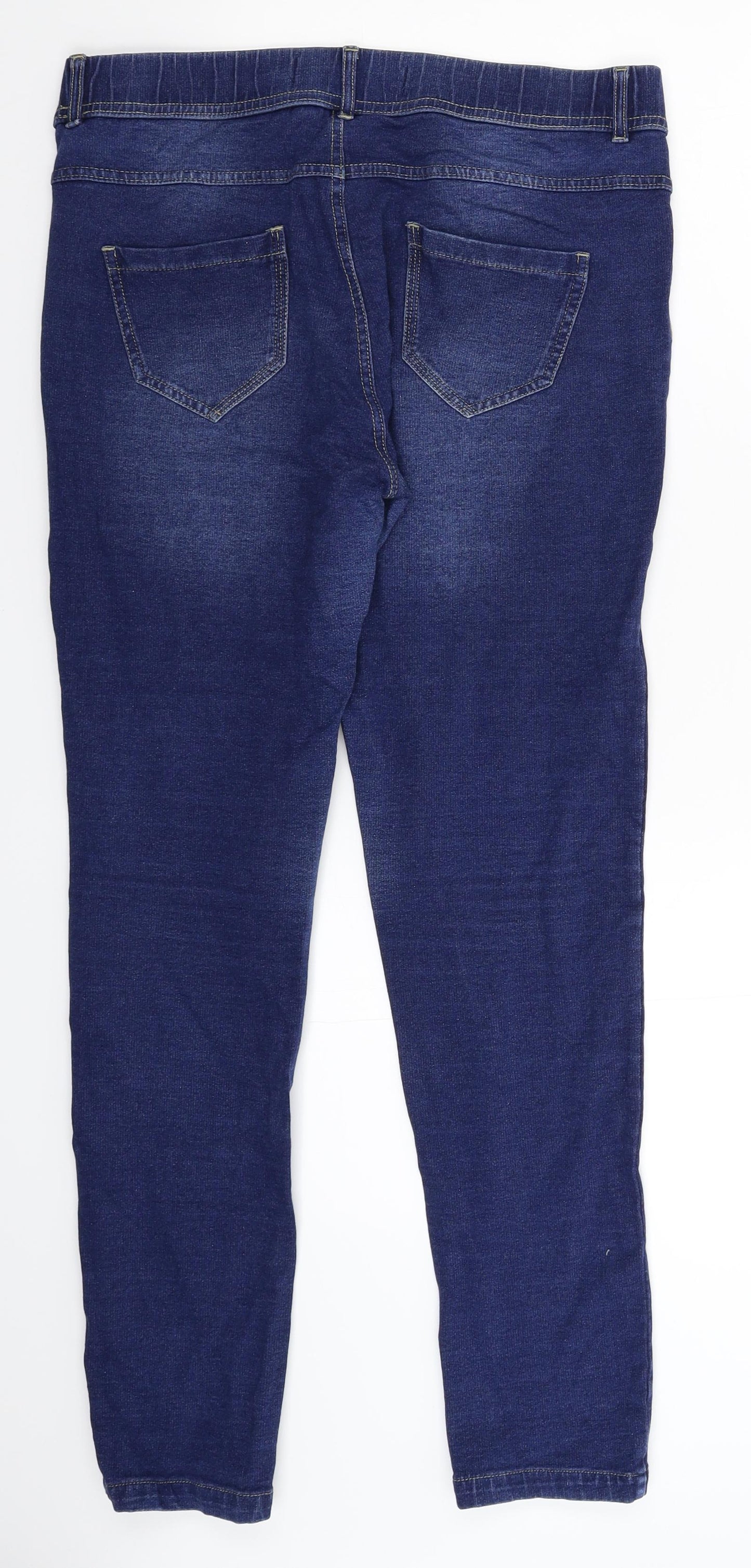 Cherokee Womens Blue  Denim Jegging Jeans Size 14 L28 in