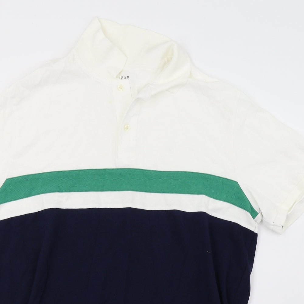 Gap Mens White    Polo Size L