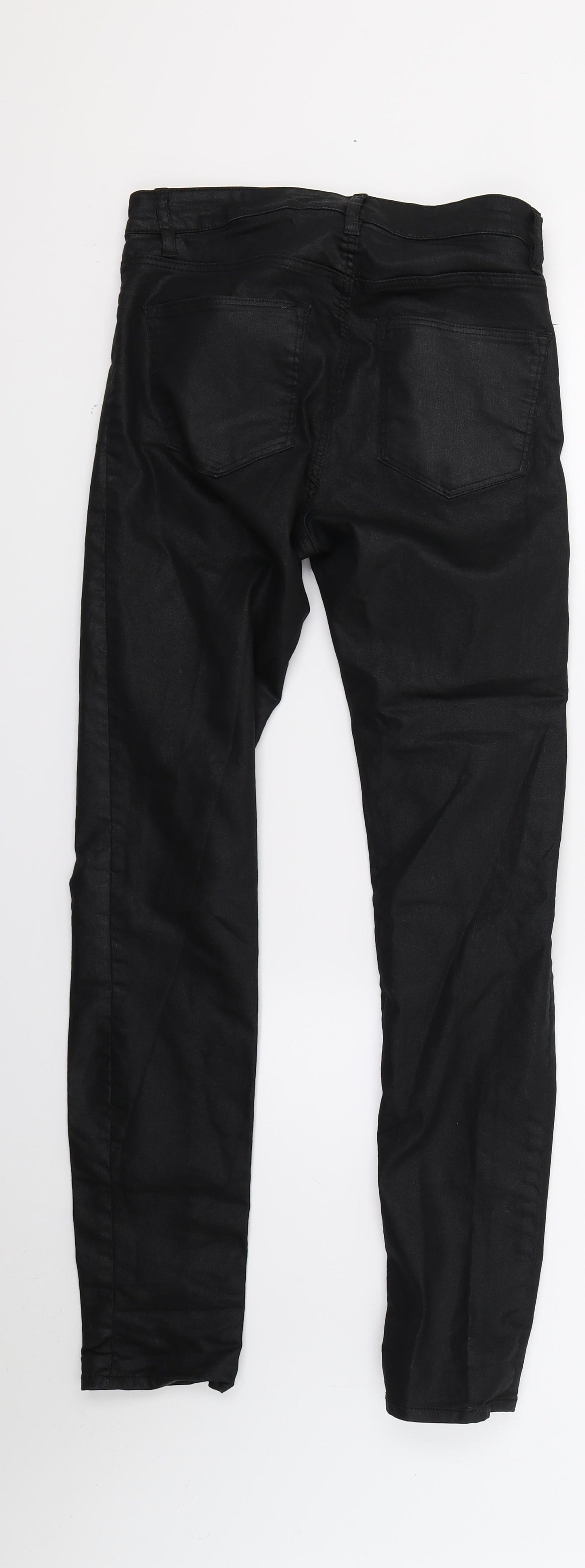 H&M Womens Black   Skinny Jeans Size 8 L27 in