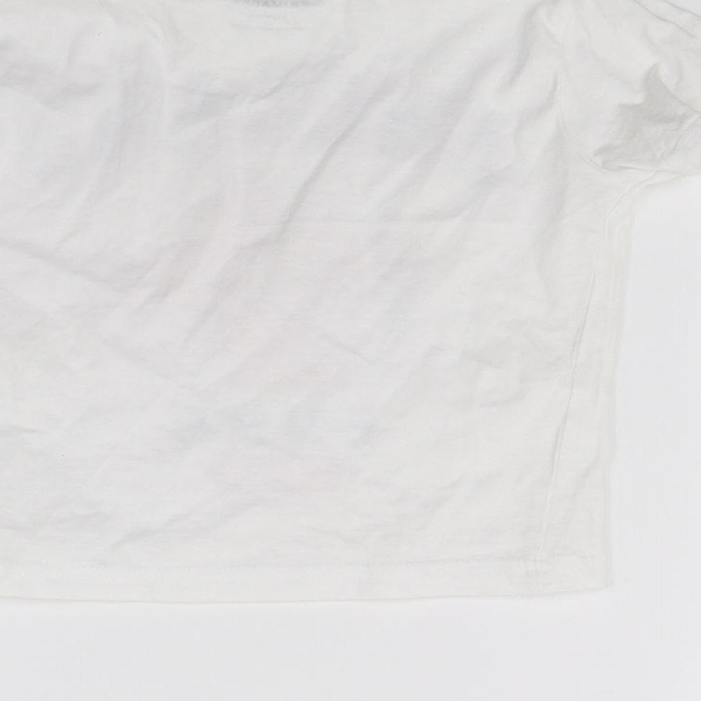Primark Boys White  Jersey Basic T-Shirt Size 2-3 Years  - England Football