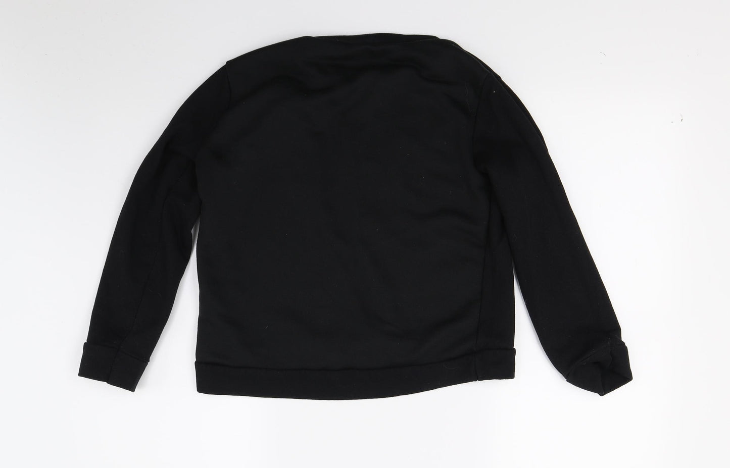 JS Fashion Womens Black   Pullover Sweatshirt Size M  - vogue
