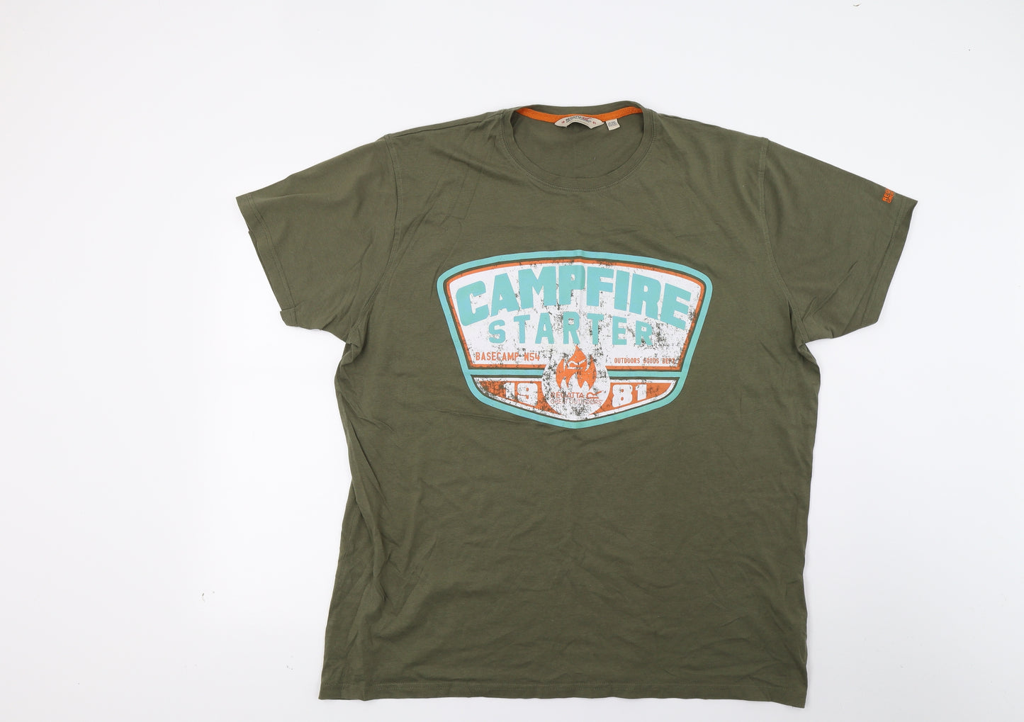 Regatta Mens Green    T-Shirt Size 2XL