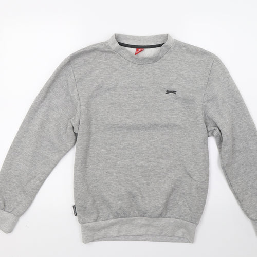 Slazenger Boys Grey   Pullover Sweatshirt Size 12 Years