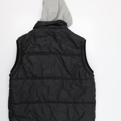 Denim73 Mens Black   Gilet Coat Size XL