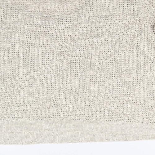 New Look Womens Beige  Knit Pullover Jumper Size L