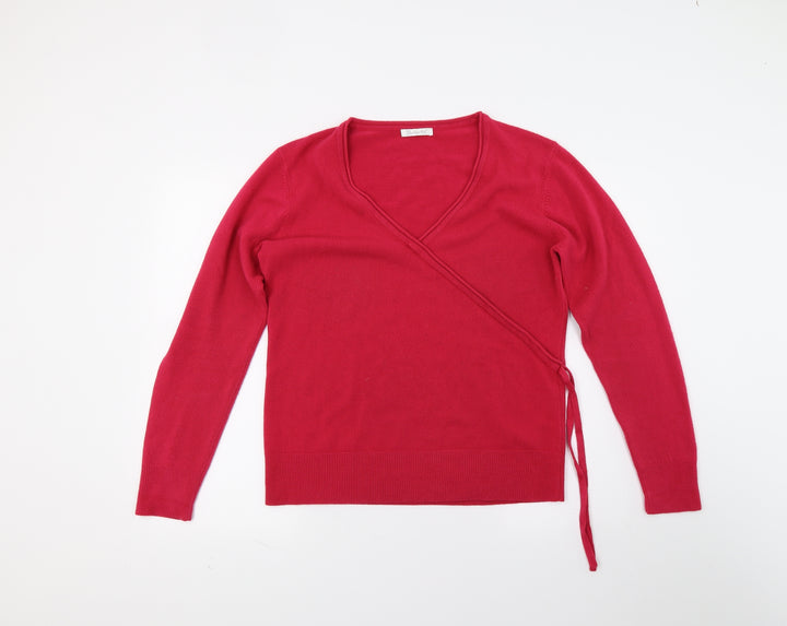 Berkertex Womens Red  Knit Pullover Jumper Size 16