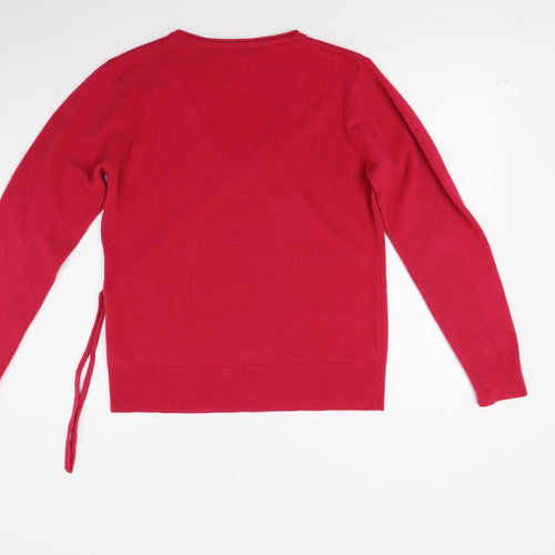 Berkertex Womens Red  Knit Pullover Jumper Size 16