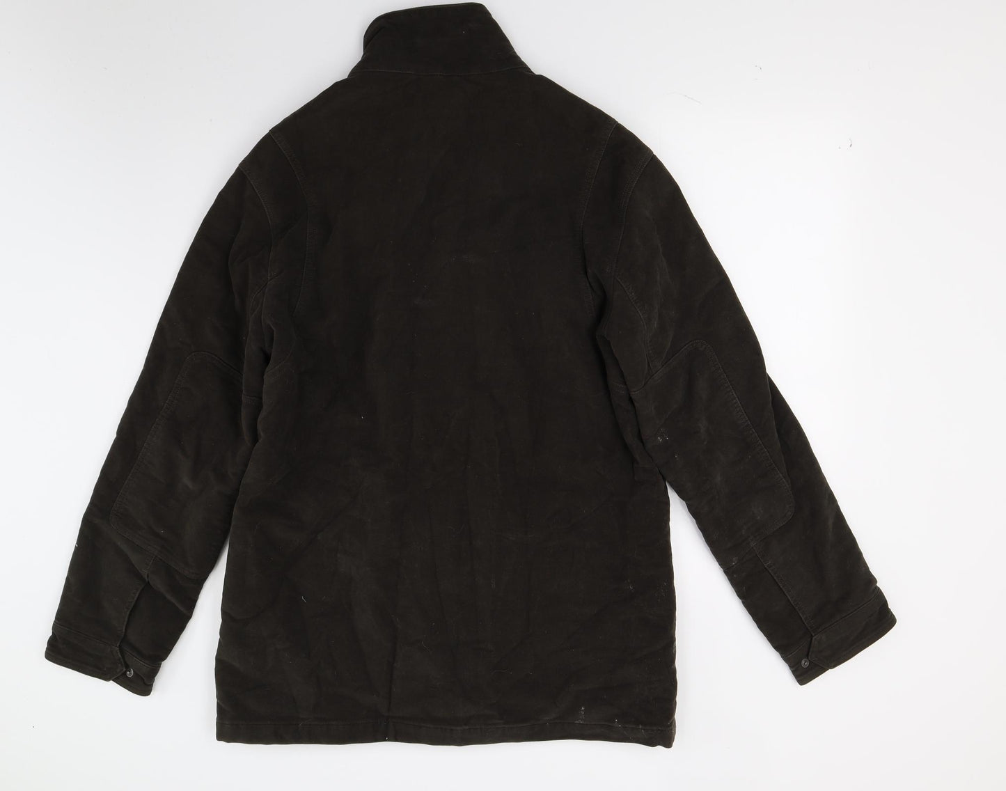 Preworn Mens Brown   Overcoat Coat Size L