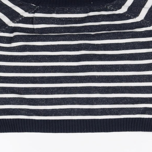 Primark Boys Blue Striped Knit Pullover Jumper Size 2-3 Years