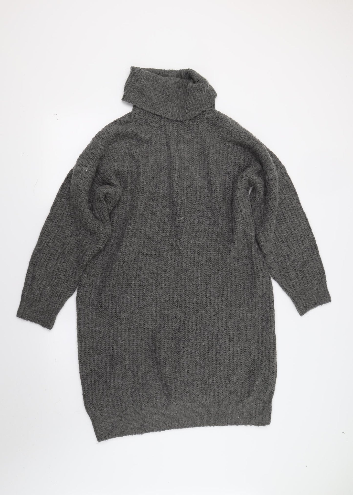 Only Womens Grey  Knit Pullover Jumper Size L