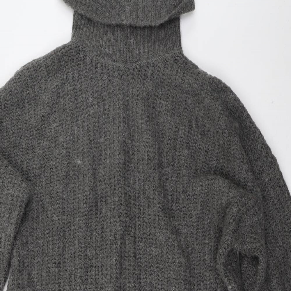 Only Womens Grey  Knit Pullover Jumper Size L