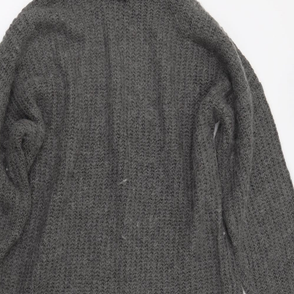 Only Womens Grey  Knit Pullover Jumper Size L