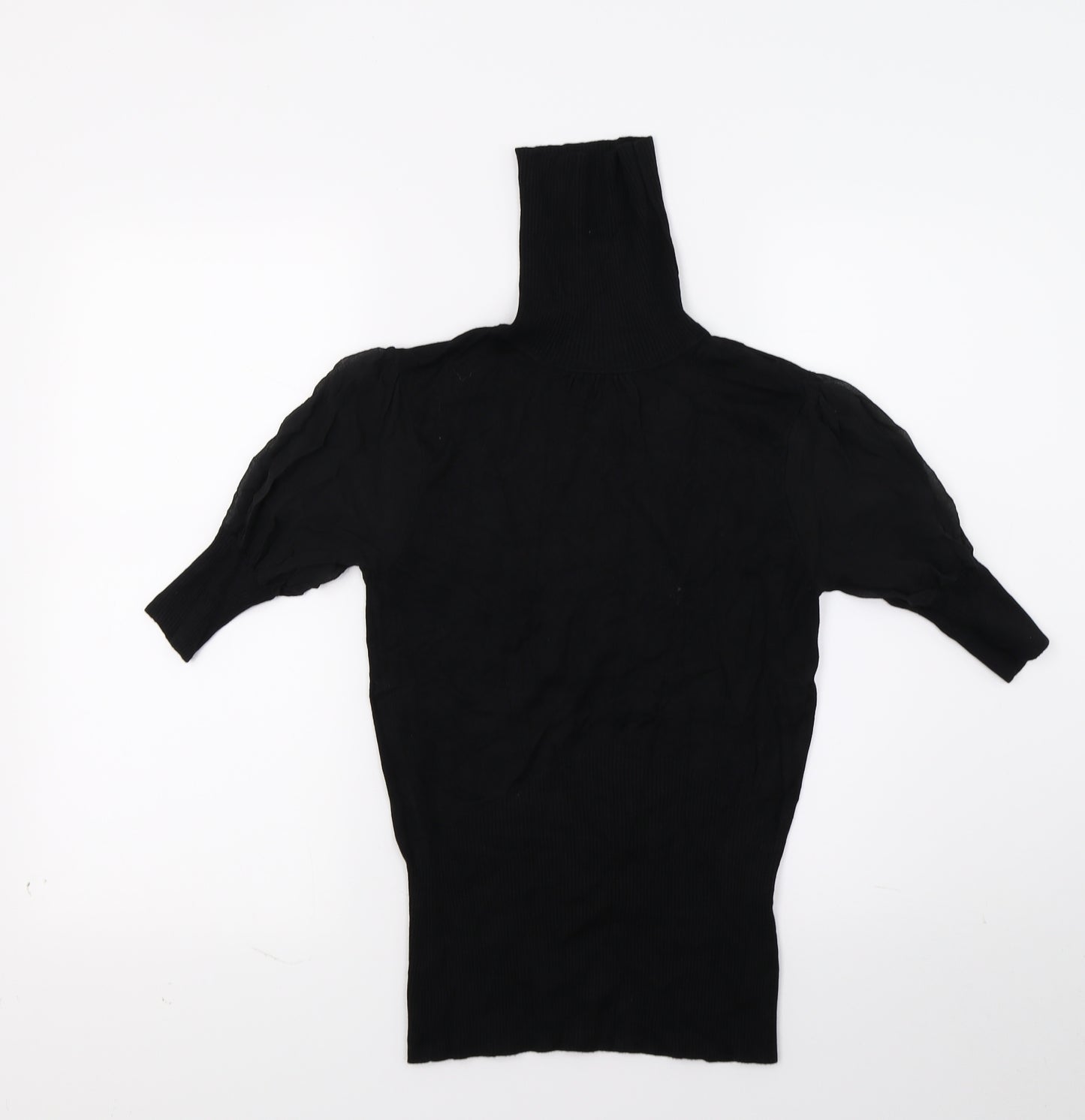 Coast Womens Black  Knit Pullover Jumper Size 8