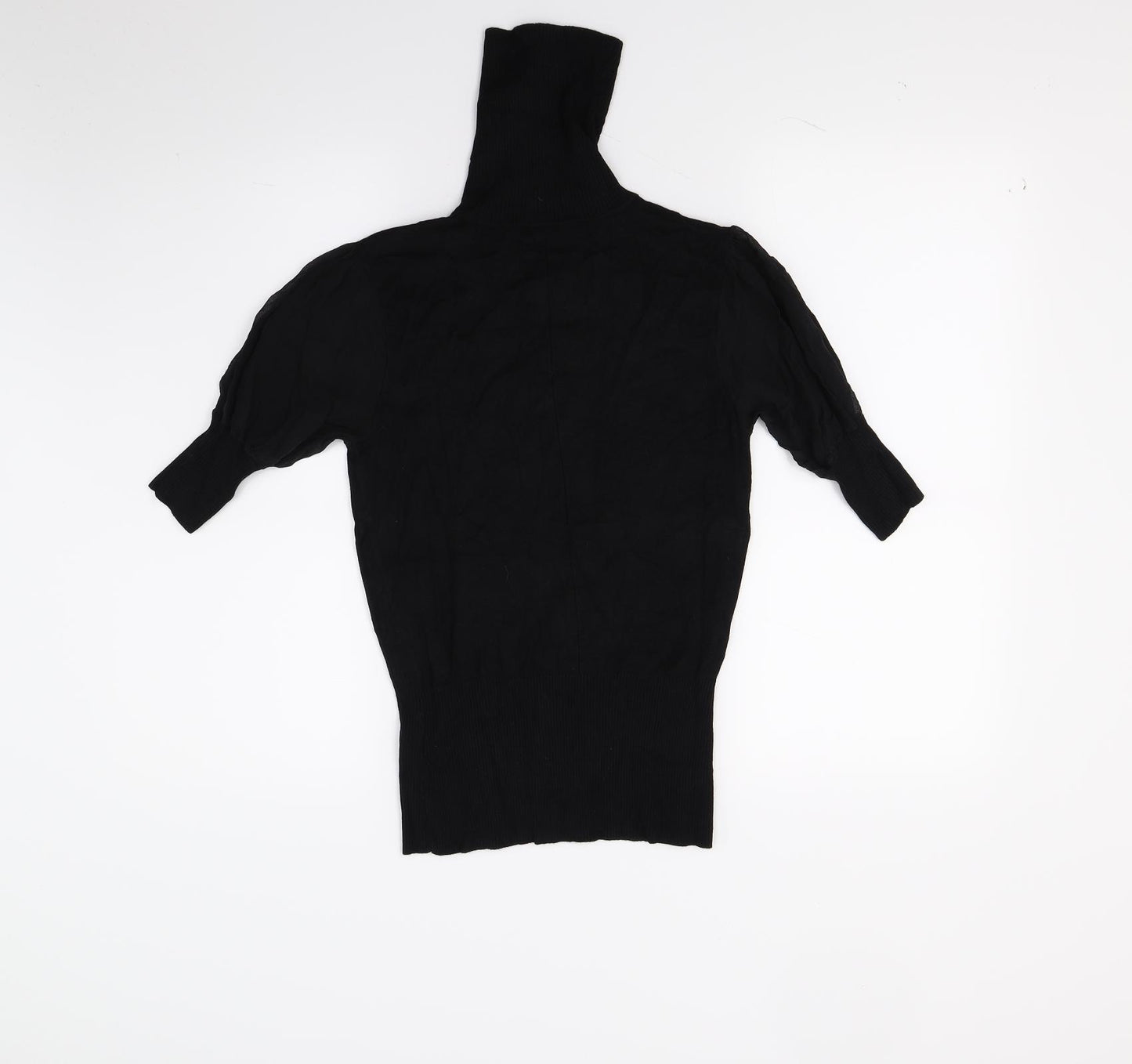 Coast Womens Black  Knit Pullover Jumper Size 8