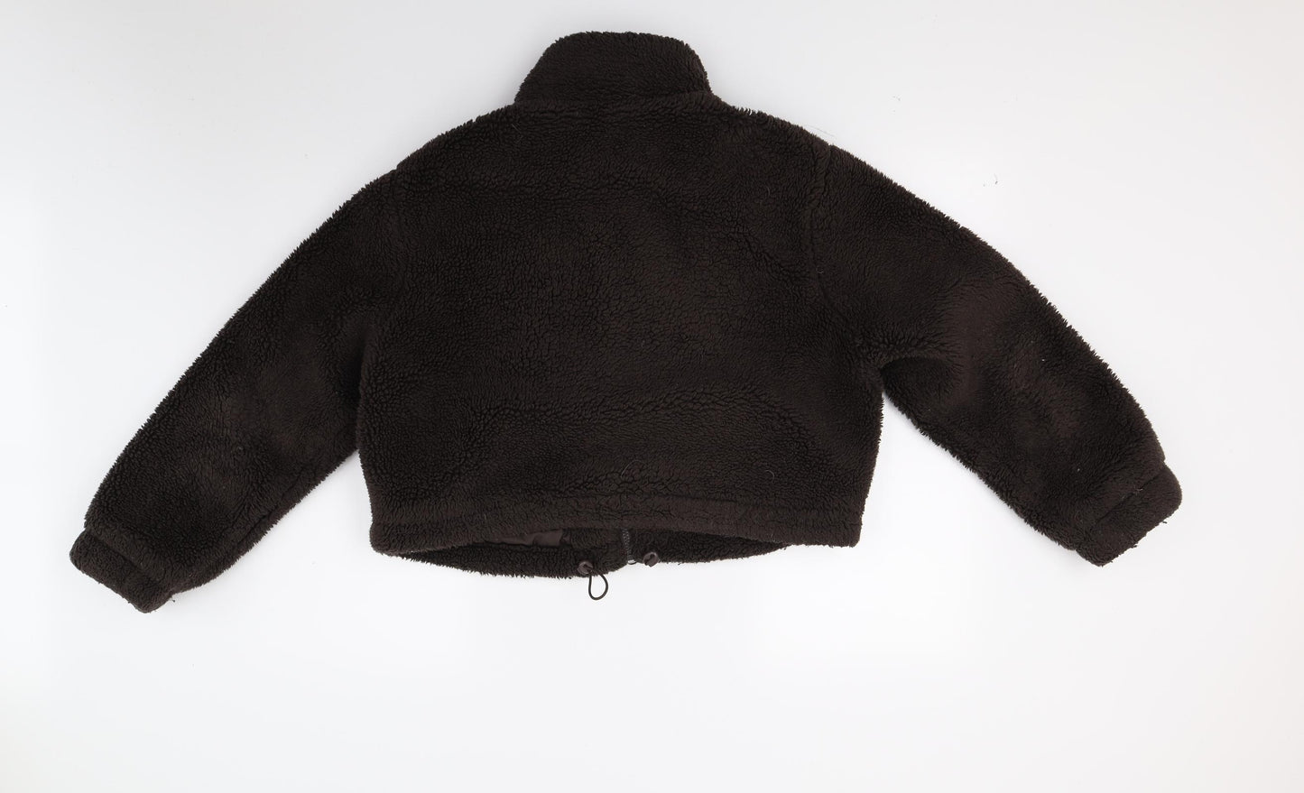 Primark Womens Brown  Fleece Jacket Coat Size S