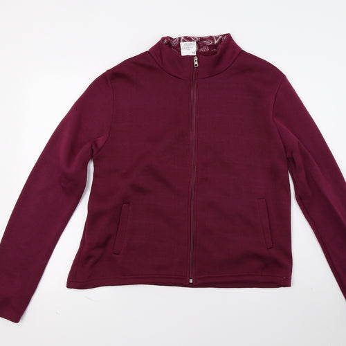 Anne De Lancay Womens Red   Jacket Coat Size M