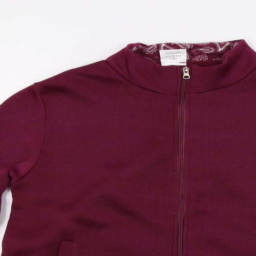 Anne De Lancay Womens Red   Jacket Coat Size M