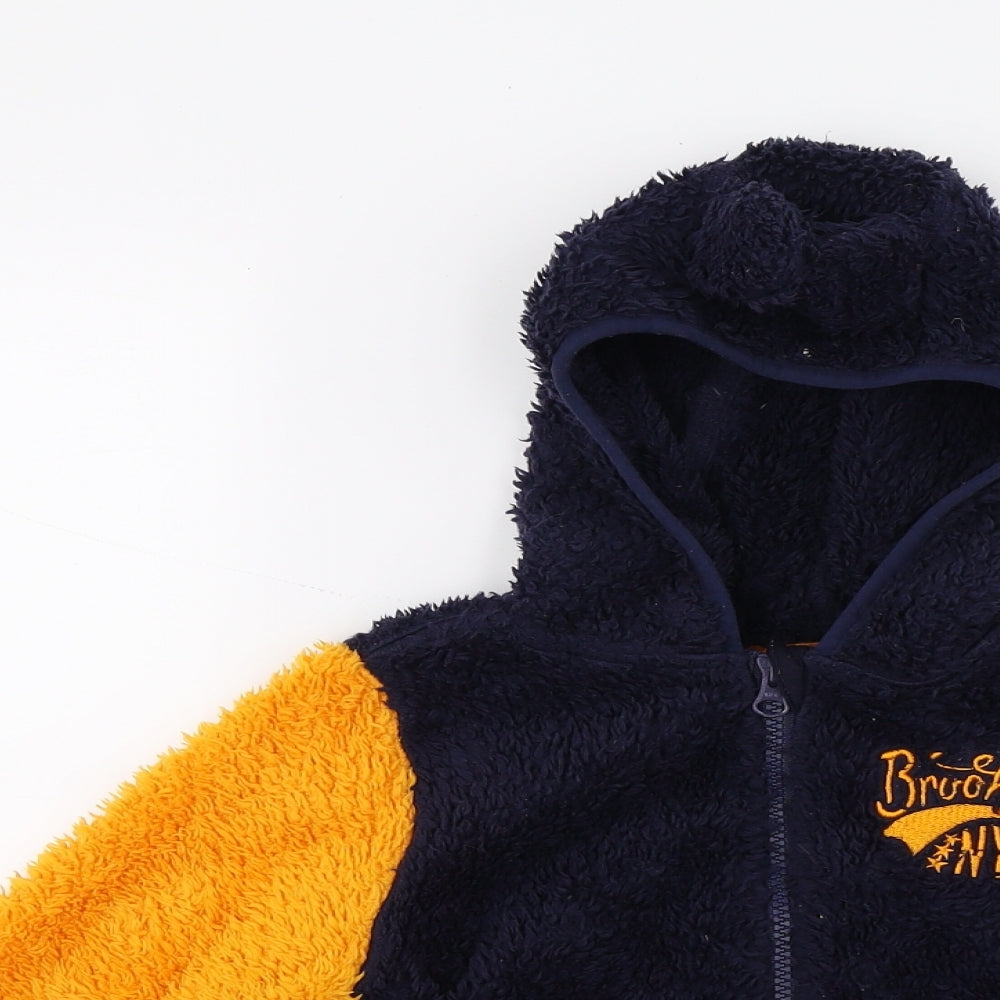 Lupilu Boys Blue  Fleece Jacket Coat Size 3-4 Years