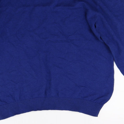 George Mens Blue  Knit Pullover Jumper Size M