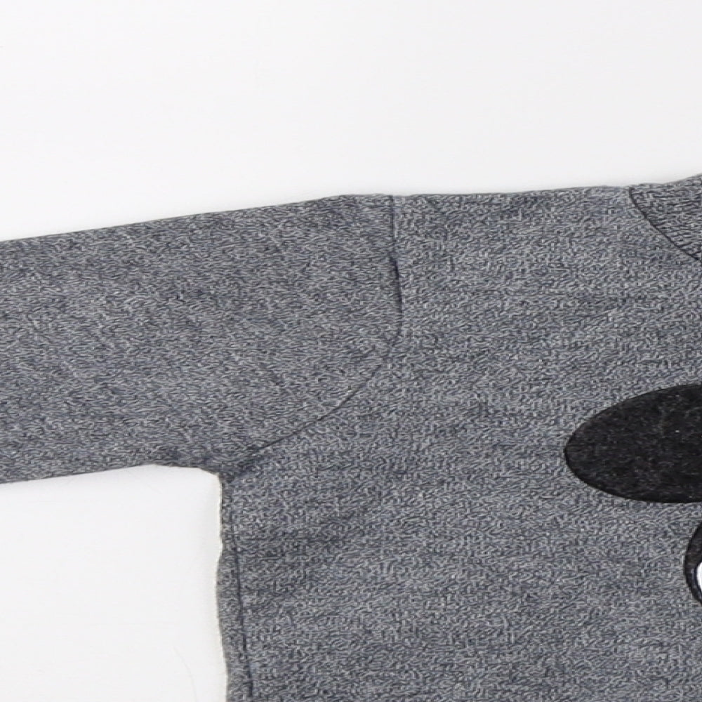 Primark Boys Grey   Pullover Sweatshirt Size 2-3 Years  - Mickey and Friends